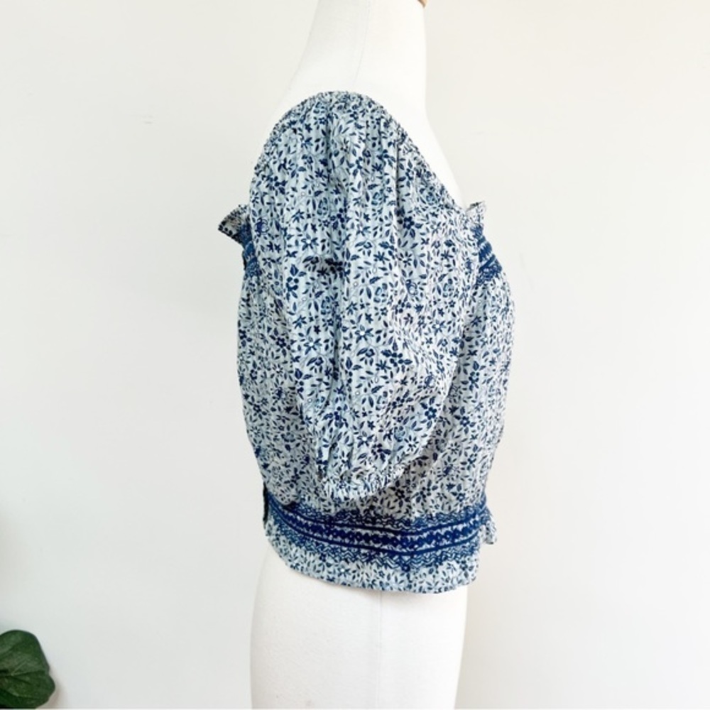 Madewell Jeanette Top in Florentine Floral. - Picture 8 of 12